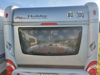 Prodám karavan Hobby 495 ufe,r.v.2010 + mover + předstan. - 2
