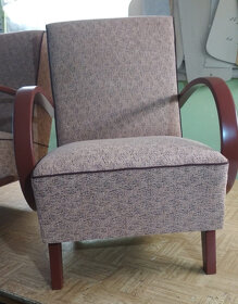 Retro křeslo TON 1950 (Jindřich Halabala), nově renovováno - 2