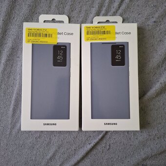 Obal/knížka pro samsung s24 ultra fialová 2x - 2