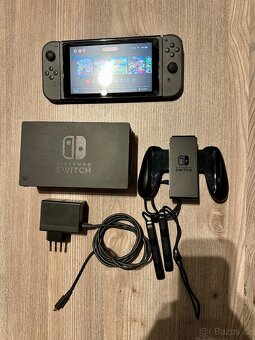 Nintendo Switch v2 + 256GB microSDXC Sandisk + obal - 2