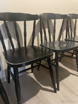 4x dřevěná židle - 2