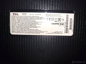 Tcl 65P635 praskly displej - 2