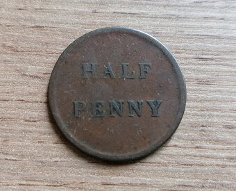 1/2 Penny 1830 kolonie Lower Canada a Prince Edward Island - 2