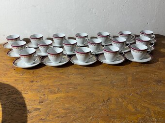 18 ks šálků s podšálkem retro sada Epiag - 2