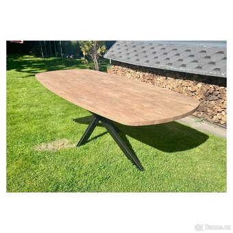 Jídelní stůl, kovové podnoží - Pavarotti 210 cm - 2