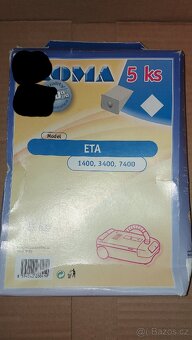 Prodám nerozbalené balení sáčků Eta, Univerzal č.5 atd - 2