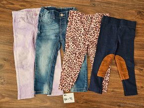 Dívčí kalhoty, tepláčky, sukně 80-86/92 - 2