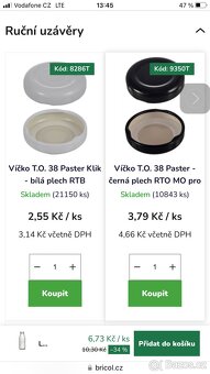 Sklenice 0,3 l + víčka zdarma - 2
