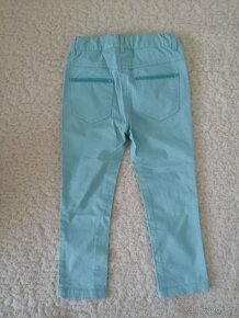 zelené plátěné kalhoty - 2