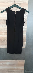 dámské černobílé společenské šaty - 2