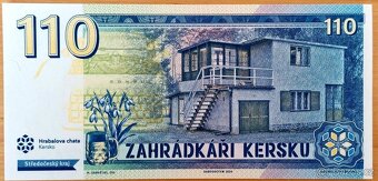 Bankovka 110 Bohumil HRABAL série BH, stav UNC - 2