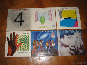 LP vinyly = Cyndi Lauper, ELO, Phil Collins a další. - 2