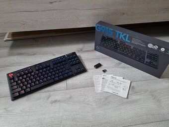 Mechanická klávesnice Logitech G915 TKL GL Tactile - 2