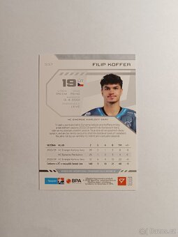 Hokejová kartička ELH Tipsport Filip Koffer - 2