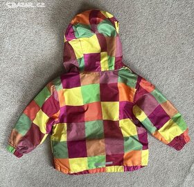 Dětská zimní bunda kostkovaná vel. 86/92 - 2