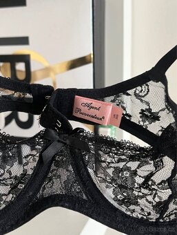 Agent Provocateur Černá Krajková Dámská Podprsenka - 2