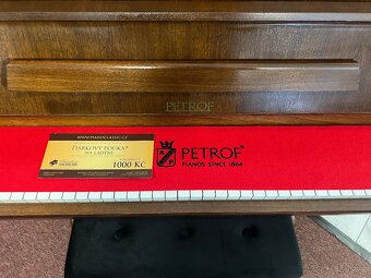 Pianino Petrof mod. klasik 114 se zárukou, doprava je v ceně - 2
