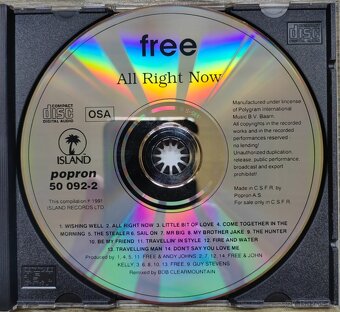 FREE - All Right Now, The Best of - 2