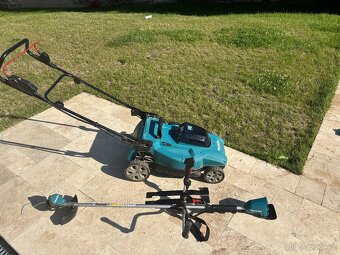 Makita 2x18V sekačka DLM 538 a křovinořez DUR368A - 2