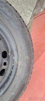 185/60R15 + plechové disky - 2