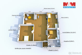 Pronájem bytu 3+1, 140 m², Plzeň, ul. Erbenova - 2
