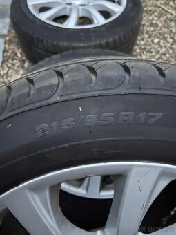 Kompletní Al disky s pneumatikami 215/55R17 - 2