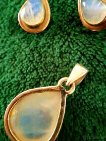 Set stříbrný měsíční kámen - 2