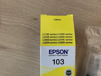 Náplň do tiskárny EPSON, ecotank 103, originál, nové - 2