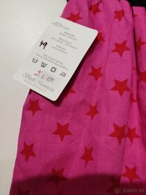 Hvězdy na růžové sukně handmade M-L - 2