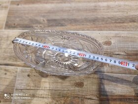 Retro, poctivé,krásné čiré sklo - 2