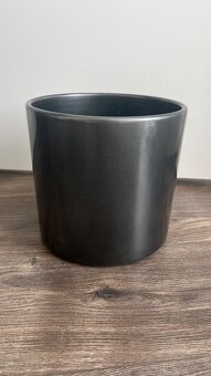 Keramický květináč Antracit - 2