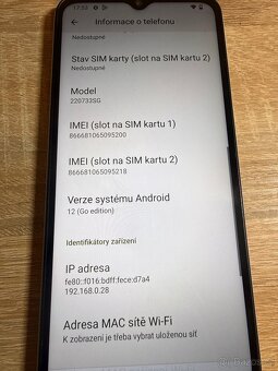 Xiaomi Redmi A1 – Android 12 - 2