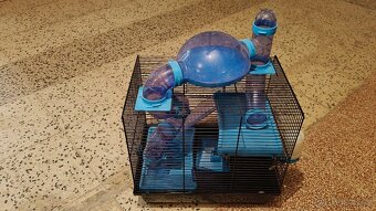 Klec pro hlodavce s terasou - 2