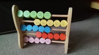 Dřevěné počítadlo medvídek Pú - 2