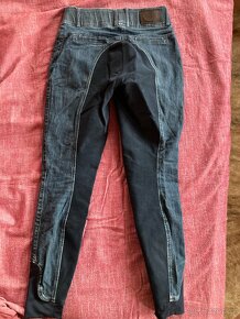 Dívčí jeansové jezdecké rajtky - vel 36 - 2
