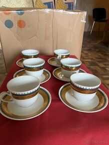Porcelánová sada šálků (6ks). Haas a Czjzek - 2