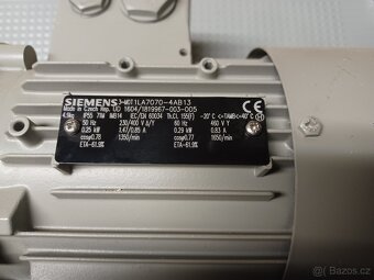 Motor Siemens s převodovkou TOS - 2