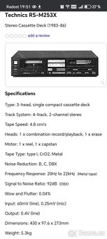 Technics rs m253x - 2