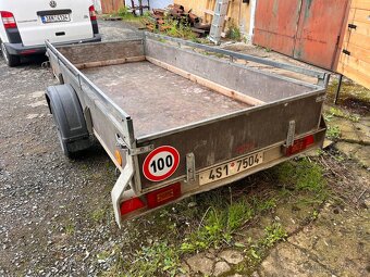 Přívěsný vozík, vlek 3x1,3m 750kg - 2