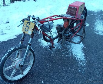 Dragster motocykl na sprint motor jawa 500 600 ccm DT - 2