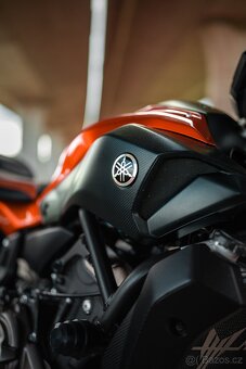 Yamaha MT07 35kw, 2016, červená Lava Red - 2