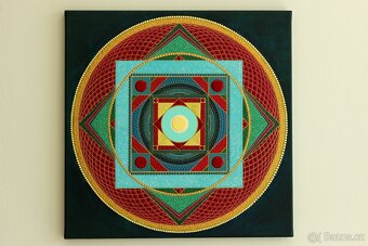 Obraz Mandala 50x50 posvátná geometrie - 2