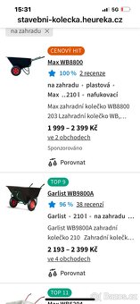 Kolecka zahradni 210l zanovni - 2