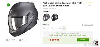 Překlápěcí přilba Scorpion EXO-TECH - 2