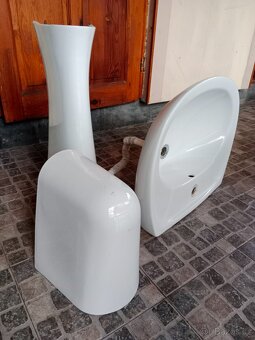 Umyvadlo,sloup pod umyvadlo,kryt sifonu - 2