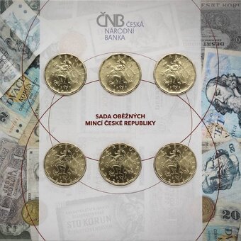 Sada oběžných mincí 6x 20Kč - Rok republiky a měny - 2