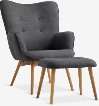 Křeslo s podnožkou - 2