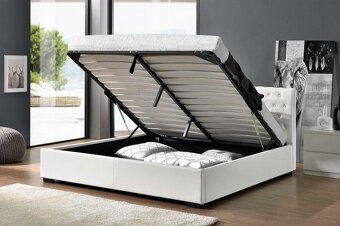 Postel s matracemi rošty a vyklápěcí úložný prostorem NOVÁ - 2