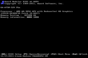 Základ PC Gigabyte GA-A75M-S2V AMD A8-3850 4GB DDR3 - 2