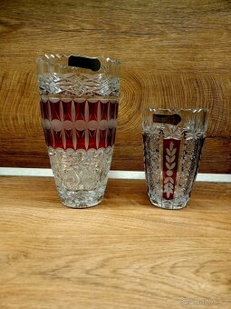 Vázy - český křišťál - 2